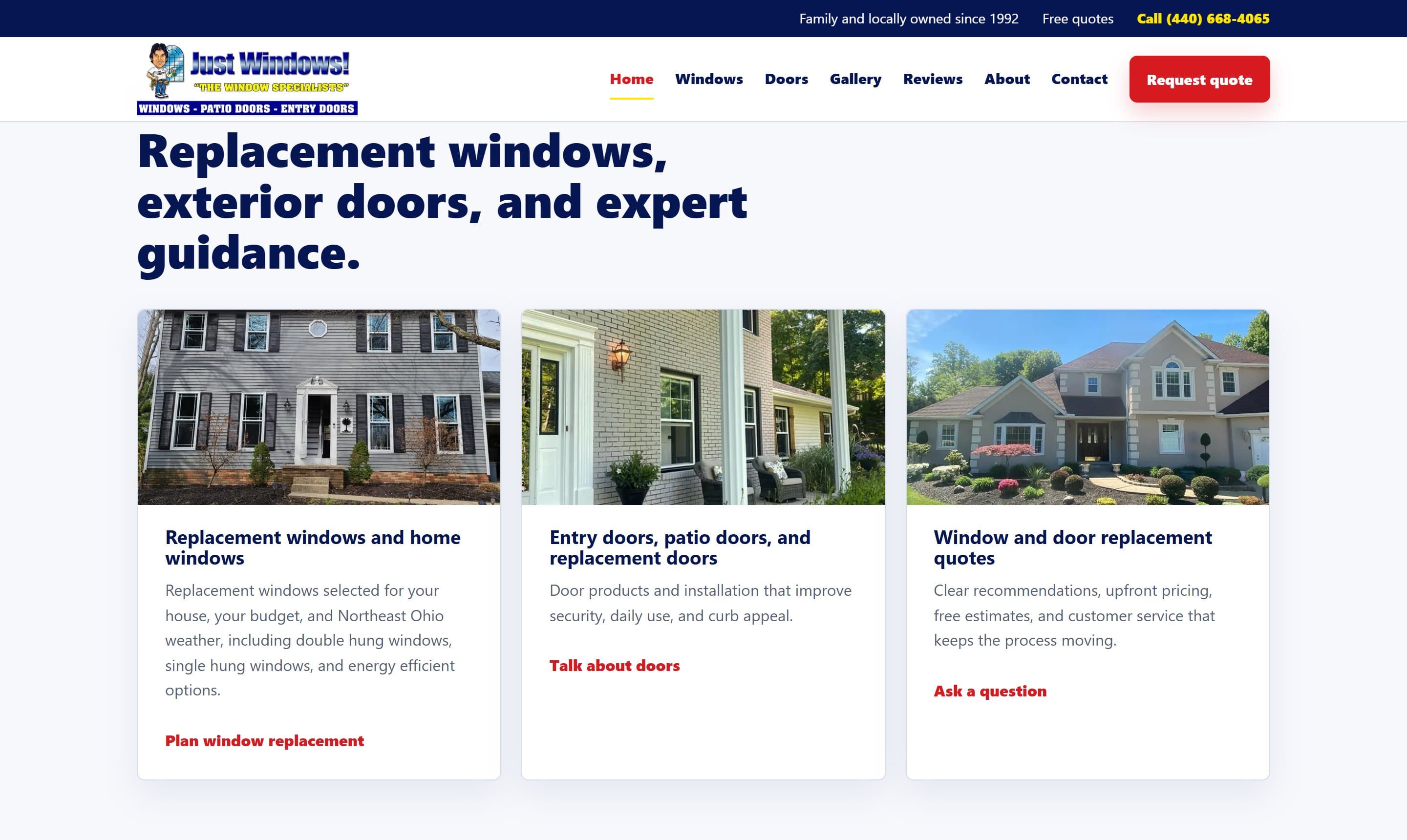 Just Windows USA — Services