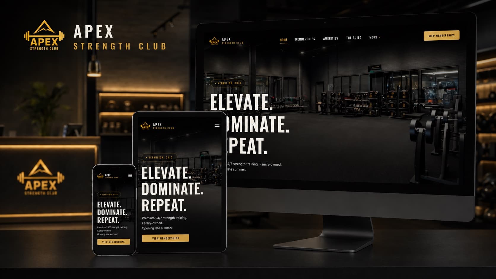 Apex Strength Club website